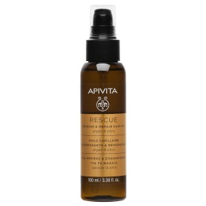 Apivita Rescue Hair Oil with Argan oil & Olive,100ml