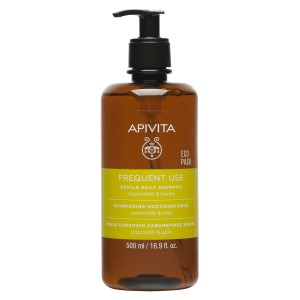 Apivita Gentle Daily Shampoo with Chamomile & Honey Ecopack, 500ml