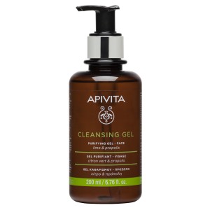 Apivita Purifying Gel with Propolis & Lime for Oily/Combination Skin, 200ml