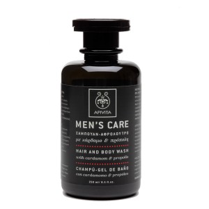 Apivita Men Care, Hair & Body Wash, 250
