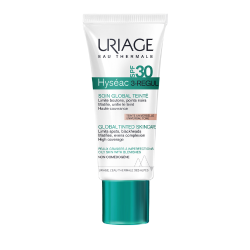 Uriage Hyseac 3-regul Tinted Global Skincare with SPF30, 40ml