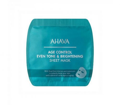 Ahava Age Control Even Tone Brightening Sheet Mask, 17g