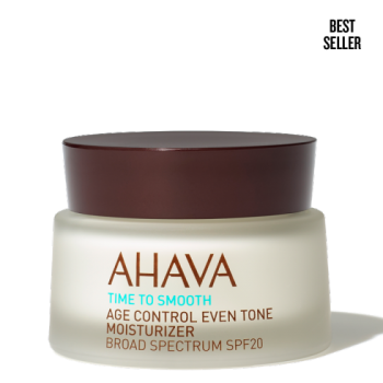 Ahava Age Control Even Tone Moisturizer Broad Spectrum SPF 20 Cream, 50ml