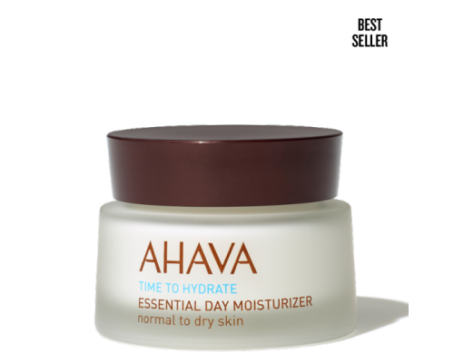 Ahava Essential Day Moisturizer Normal to Dry Skin Cream, 50ml