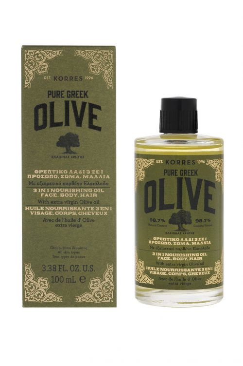 Korres Olive 3 in 1 Nourishing Oil, 100ml