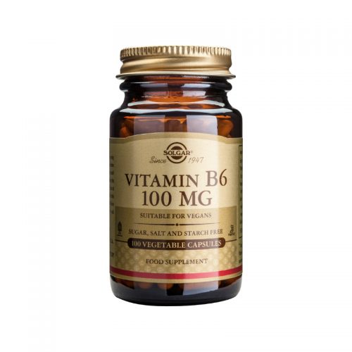Solgar Vitamin B6 100mg 100 Veg Caps