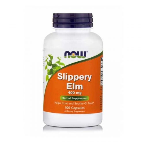 Now Slippery Elm Herbal 400mg 100 Caps