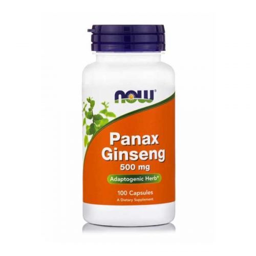 Now Panax Ginseng 500mg 100 Caps
