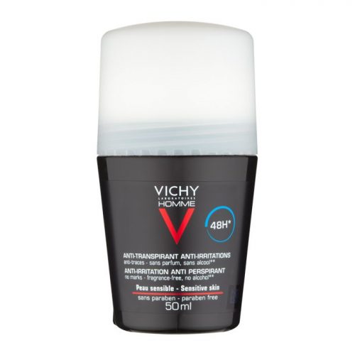 Vichy Homme Roll-On Deodorant Sensitive Skin, 50ml