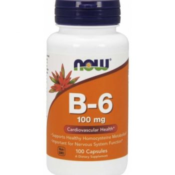 Now Foods Vitamin B-6 100mgm, 100 Capsules