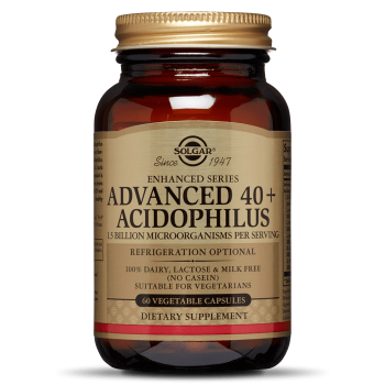 Solgar Advanced 40+ Acidophilus, 60 Capsules