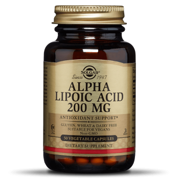 Solgar Alpha-Lipoic Acid 200mg, Veg 50 Capsules