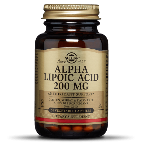Solgar Alpha-Lipoic Acid 200mg Veg 50 Caps