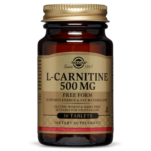 Solgar L-Carnitine 500mg, 30 Tablets