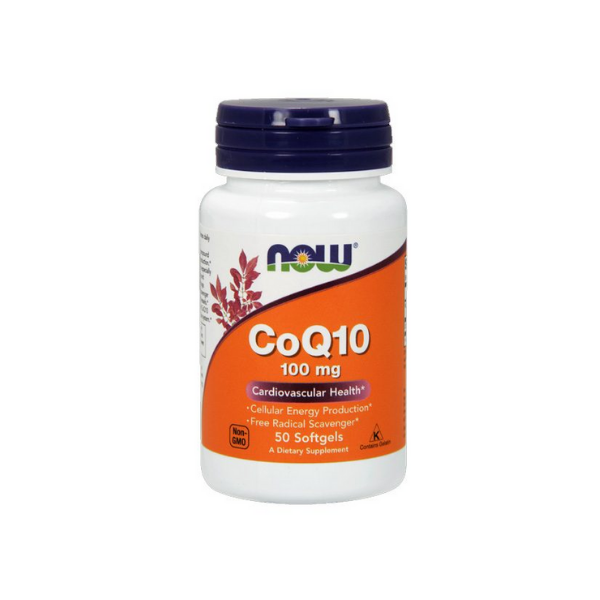 Now Coq10 100mg 50 Softgels