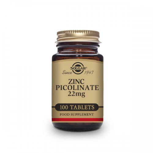 Solgar Zinc Picolinate 22 mg 100 Tabs