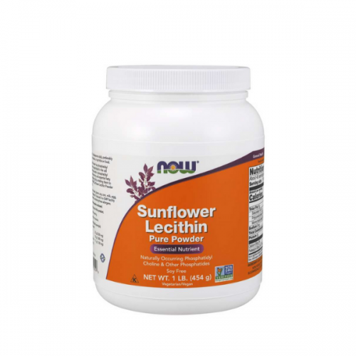 Now Sunflower Lecithin Pure Powder, 454 gr