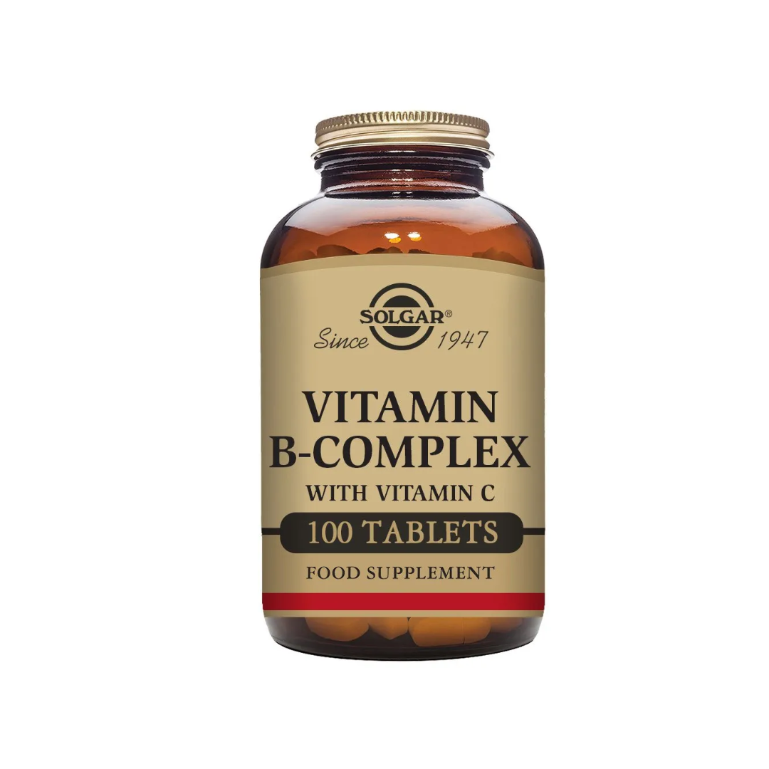 Solgar Vitamin B-Complex with Vitamin C 100 Tabs