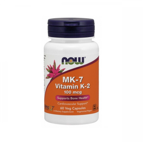 Now Mk-7 Vitamin K-2 60 Veg Capsules