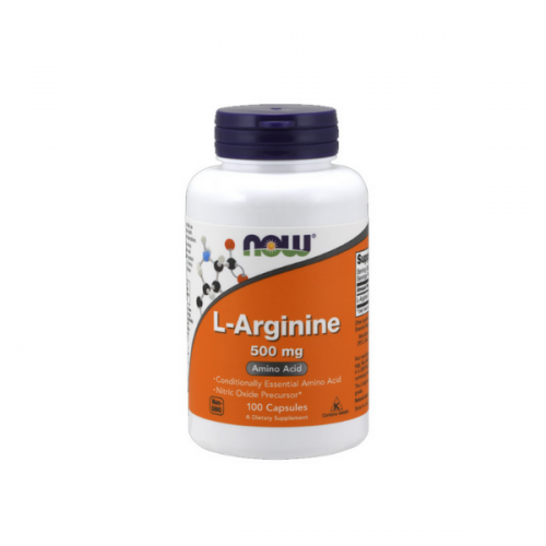Now L-Arginine 500mg 100 Caps
