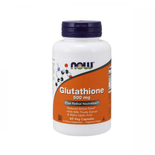 Now Glutathione 500 mg 60 Veg Caps