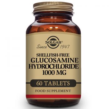 Solgar Glucosamine Hydrochloride 1000mg (Shellfish-free), 60 Tablets