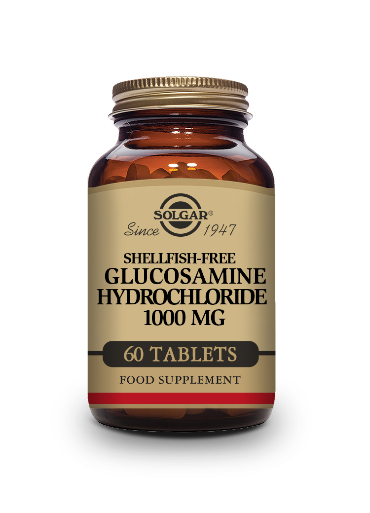 Solgar Glucosamine Hydrochloride 1000mg (Shellfishfree) 60 Tablets