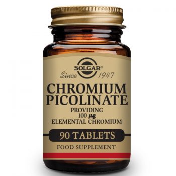 Solgar Chromium Picolinate 100mg, 90 Tablets
