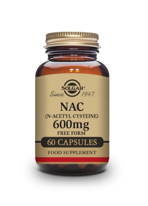 Solgar NAC (N-Acetyl Cysteine) 600mg 60 Veg Caps