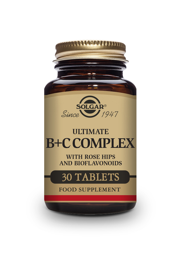 Solgar Ultimate B+C Complex 30 Tabs | Bwell Pharmacy