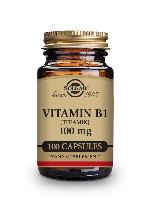 Solgar Vitamin B1 Thiamin 100mg ,100 Veg Caps