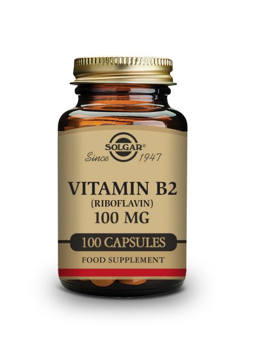 Solgar Vitamin B2 Riboflavin 100mg 100 Caps