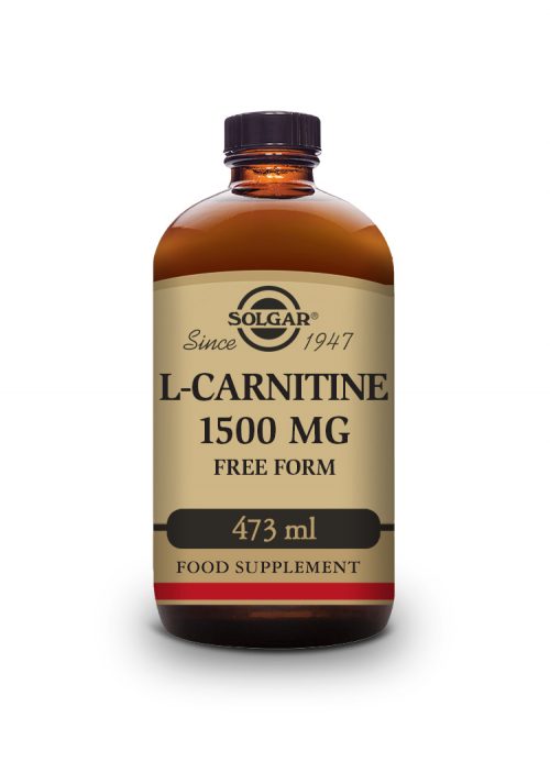 Solgar L-Carnitine 1500 mg Liquid Lemon Flavour- 473 ml