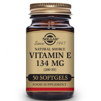 Solgar Vitamin E 134 mg (200 IU), 50 Softgels