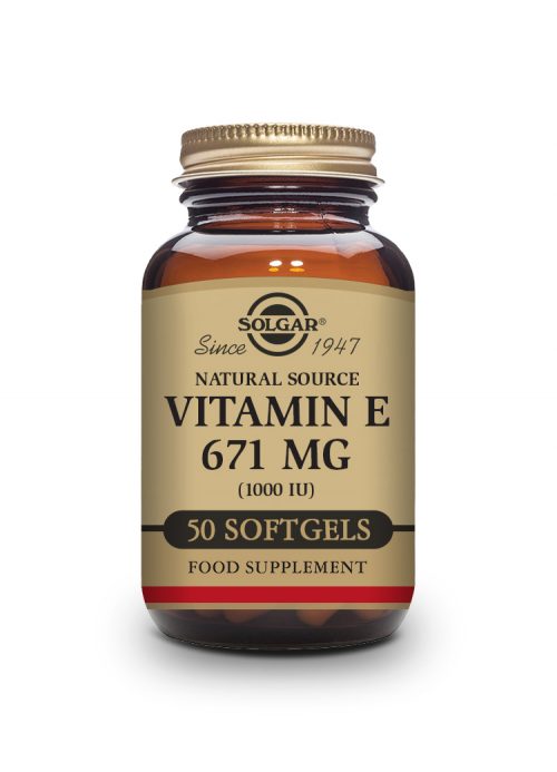 Solgar Vitamin E 671 mg (1000 IU) 50 Softgels