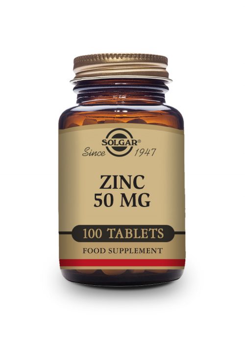Solgar Zinc 50mg 100 Tablets