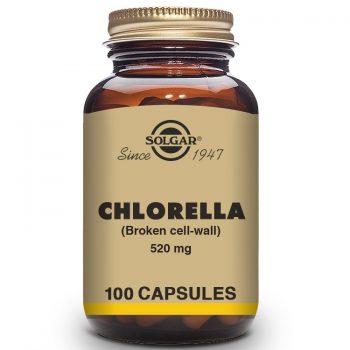 Solgar Chlorella 520 mg Veg Capsules 100