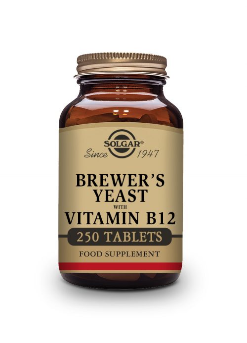 Solgar Brewer's Yeast with Vitamin B12 250 Tabs