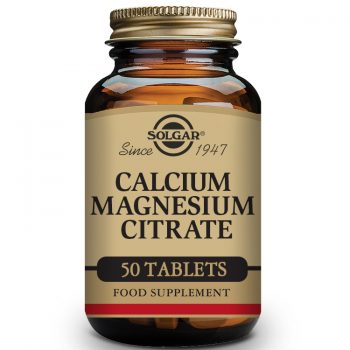 Solgar Calcium Magnesium Citrate, 50 Tablets