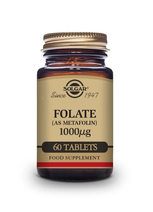 Solgar Folate (as Metafolin )1000mg 60 Tablets