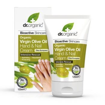 Dr. Organic Olive Oil Hand & Nail Cream, Cream, 125ml