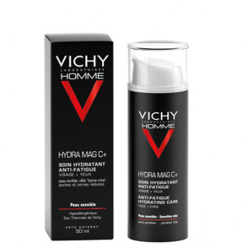 Vichy Homme Hydra Mag C Moisturizer for Face Eyes. 50ml