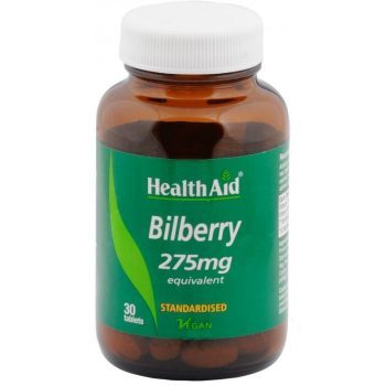 HealthAid Bilberry 275mg Equivalent