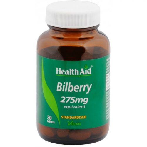 Health Aid Bilberry 275mg 30 Tabs