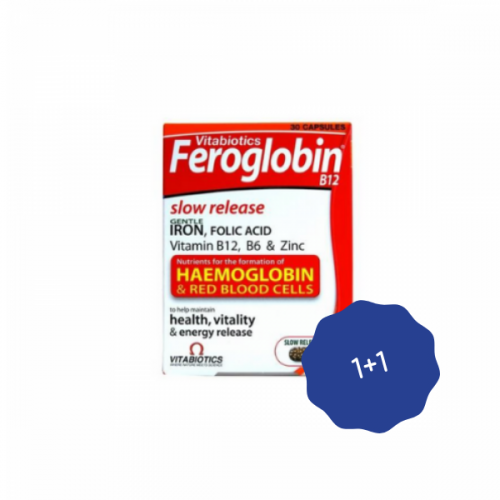 Vitabiotics Feroglobin 30 Caps 1+1 Gift