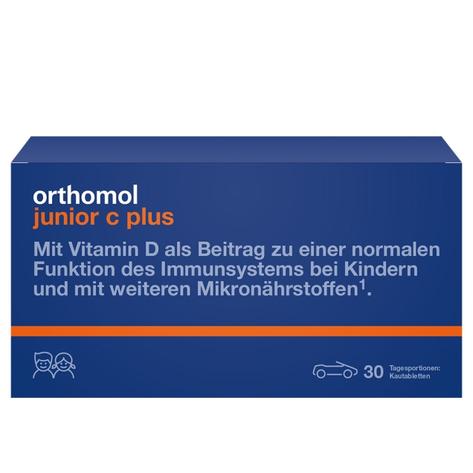 Orthomol Junior C 30 Chewable Tablets Flavored