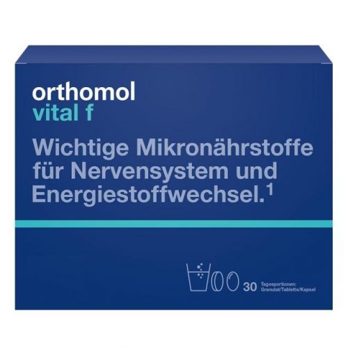 Orthomol Vital F 30 Powder/Tabs/Caps