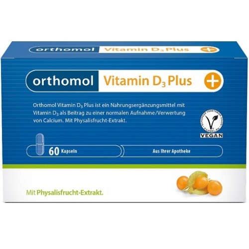 Orthomol Vitamin D3 1000iu Plus 60 Caps