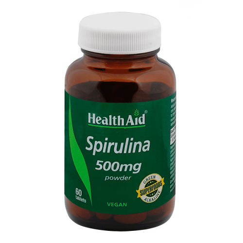 Health Aid Spirulina Tablets 60 500mg