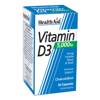 HealthAid Vitamins D3 Capsules 30 x 5000iu